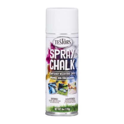 Picture of Testors Spray Chalk, 6 Oz, White, Pack Of 3 Cans