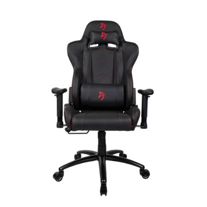 Picture of Arozzi Inizio Ergonomic Faux Leather High-Back Gaming Chair, Black/Red