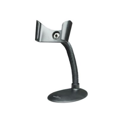 Picture of Manhattan Handheld Barcode Scanner Stand, Gooseneck with base, suitable for table mount or wall mountable, Black, Lifetime Warranty, Box - Barcode scanner stand - counter mountable, wall mountable - black