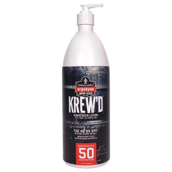 Picture of Ergodyne KREW-d 6355 SPF 50 Sunscreen Lotion, 32 Oz