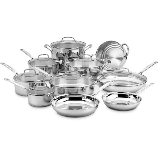 Picture of Cuisinart Chef's Classic Cookware Set, Silver