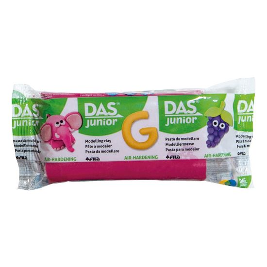 Picture of Das Junior Air-Drying Modeling Clay, 3.5 Oz, Magenta