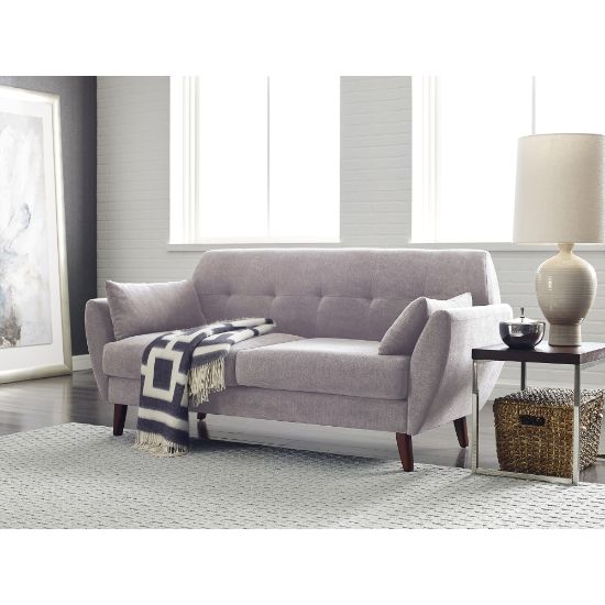 Picture of Serta Artesia Collection Loveseat, Ivory/Chestnut