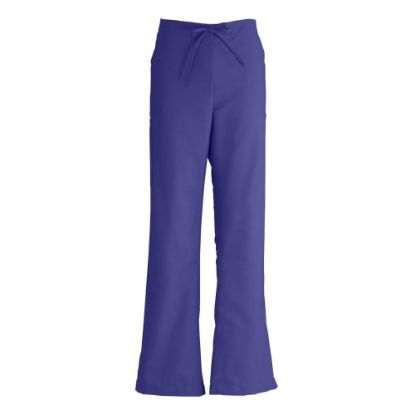 Picture of Medline ComfortEase Ladies Modern Fit Petite Cargo Scrub Pants, X-Large, Purple