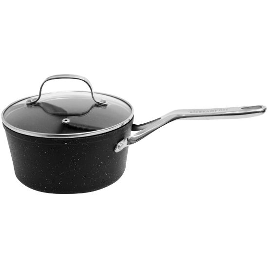 Picture of Starfrit The Rock Saucepan, 3 Qt, Black