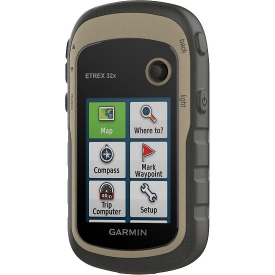 Picture of Garmin eTrex 32x Handheld GPS Navigator - Rugged - Handheld, Mountable - 2.2in - 65000 Colors - Compass, Barometer, Altimeter - Turn-by-turn Navigation - USB - 25 Hour - Preloaded Maps - 240 x 320 - Water Resistant