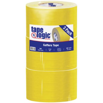 Picture of Tape Logic Gaffers Tape, 4in x 60 Yd., 11 Mil, Yellow, Case Of 3 Rolls