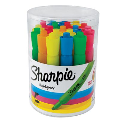 Picture of Sharpie Tank Highlighters, Chisel Tip, Assorted Fluorescent, 20 Count