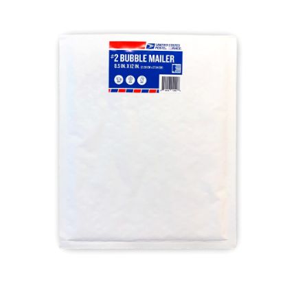 Picture of USPS Bubble Mailer, Size #2, White