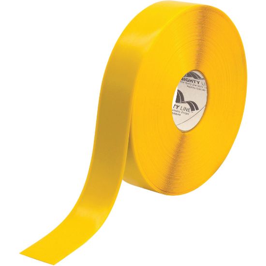 Picture of Mighty Line Deluxe Safety Tape, 2in x 100ft, Yellow