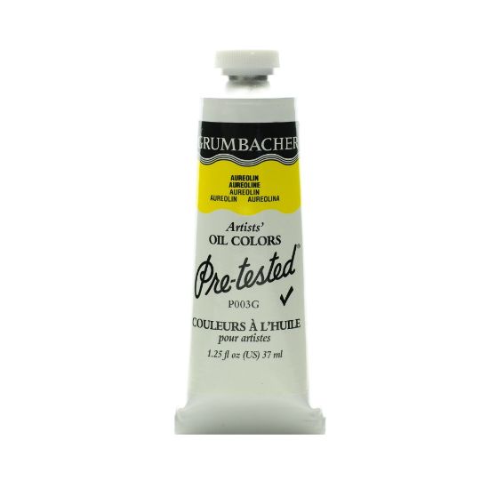 Picture of Grumbacher P003 Pre-Tested Artists Oil Colors, 1.25 Oz, Aureolin