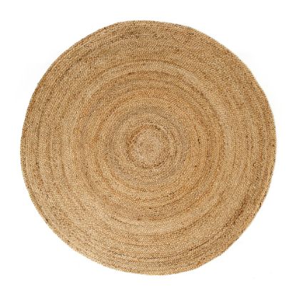 Picture of Anji Mountain Kerala Natural Jute Rug, 4ft, Tan