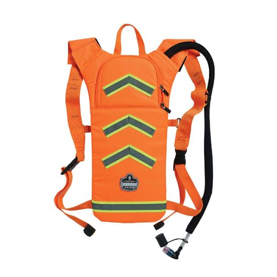 Picture of Ergodyne Chill-Its 5155 Low-Profile Hydration Pack, 70 Oz, Hi-Vis Orange