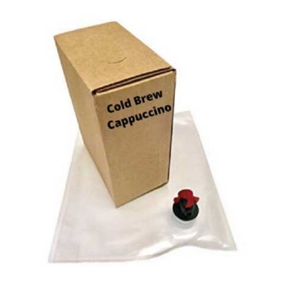 Picture of Hoffman Busy Bean Cold Brew Bag-In-A-Box, Cappuccino, 2.5 Gal