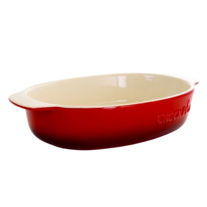 Picture of Crock-Pot 2.5-Quart Stoneware Bake Pan, Red