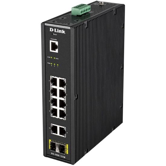 Picture of D-Link Ethernet Switch - 10 Ports - Manageable - Gigabit Ethernet - 1000Base-X - 2 Layer Supported - Modular - 2 SFP Slots - Twisted Pair, Optical Fiber - Rack-mountable - Lifetime Limited Warranty