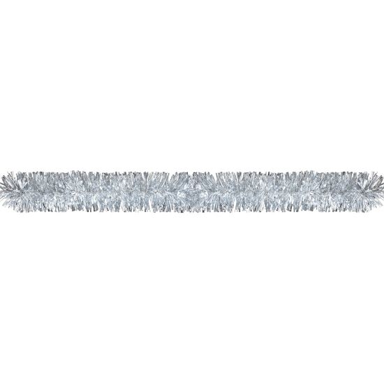 Picture of Amscan 220453 Christmas Giant Tinsel Garland, 9ft, Silver