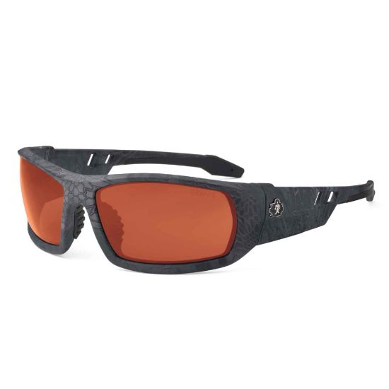 Picture of Ergodyne Skullerz Safety Glasses, Odin, Polarized, Kryptek Typhon Frame, Copper Lens