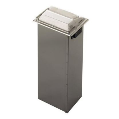 Picture of San Jamar In-Counter Full-Fold Napkin Dispenser, Silver/Clear