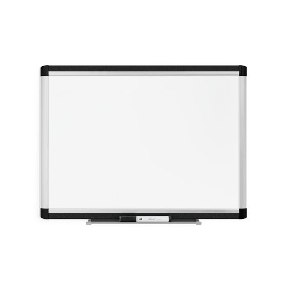 Picture of U Brands PINIT Magnetic Dry-Erase Board, 24in X 18in, Silver Aluminum Frame, Actual Size 23in X 17in (2804U00-01)