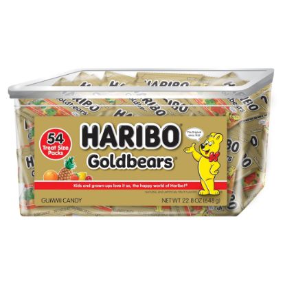 Picture of HARIBO Gold Bears, 22.8 Oz, Tub Of 54 Packs