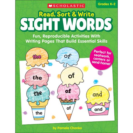 Picture of Scholastic Read, Sort & Write: Sight Words Book, Preschool - Grade 2