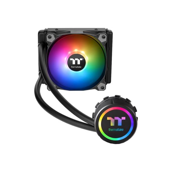 Picture of Thermaltake Water 3.0 120 - ARGB Sync Edition - processor liquid cooling system - (for: LGA1156, AM2, AM2+, LGA1366, AM3, LGA1155, AM3+, LGA2011, FM1, FM2, LGA1150, LGA2011-3, LGA1151, AM4, LGA2066) - copper - 120 mm