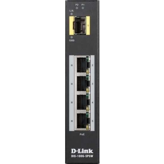 Picture of D-Link Industrial Gigabit Unmanaged 4-Port PoE Switch With SFP Slot