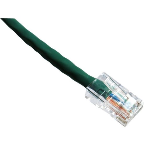 Picture of Axiom 15FT CAT5E 350mhz Patch Cable Non-Booted (Green) - Category 5e for Network Device - Patch Cable - 15 ft - 1 x - 1 x - Gold-plated Contacts - Green