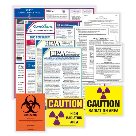 Picture of ComplyRight Healthcare Federal And State Labor Law Poster Set, English, Colorado