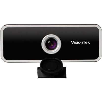 Picture of VisionTek VTWC20 Webcam - 30 fps - USB-A - 1920 x 1080 Video - Fixed focus - Dual Microphone - Notebook - CMOS Sensor - Compatible with MS Teams, Zoom, Skype