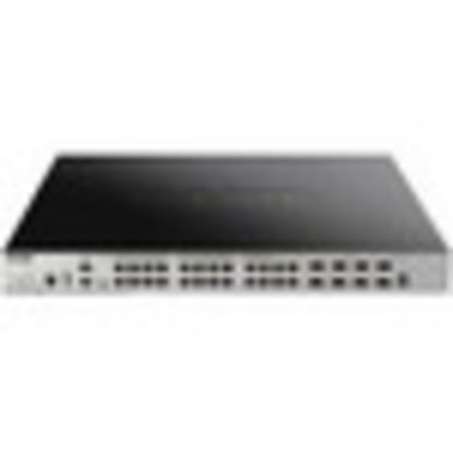 Picture of D-Link DGS-3630 Layer 3 Switch - 24 Ports - Manageable - 3 Layer Supported - Modular - 4 SFP Slots - Optical Fiber, Twisted Pair - Lifetime Limited Warranty