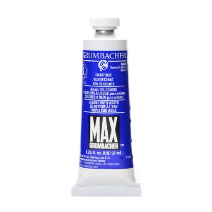 Picture of Grumbacher Max Water Miscible Oil Colors, 1.25 Oz, Cobalt Blue