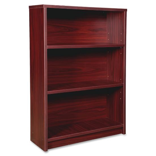 Picture of Lorell Prominence 2.0 48inH 4-Shelf Bookcase, Mahogany