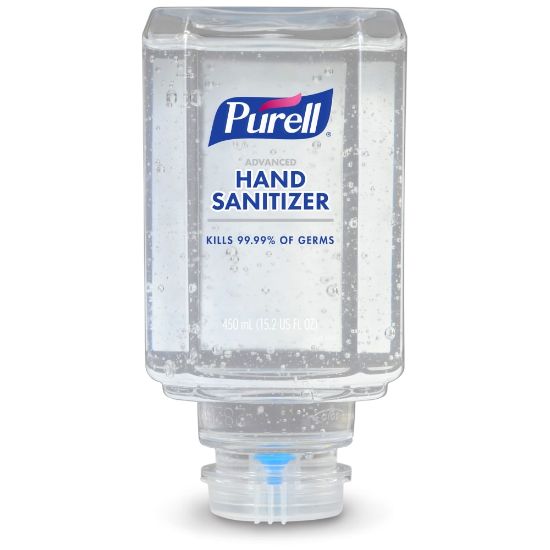 Picture of Purell Advanced Hand Sanitizer Gel Refills, 450 mL, Citrus Scent, Pack Of 6 Refills