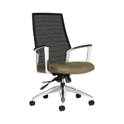 Picture of Global Accord Mesh High-Back Tilter Chair, 44inH x 25inW x 25inD, Beach Day