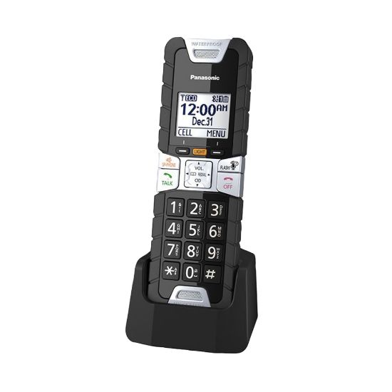 Picture of Panasonic KX-TGTA61B Tough Phone Accessory Handset, Black