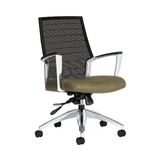 Picture of Global Accord Mesh Mid-Back Tilter Chair, 37inH x 25inW x 25inD, Beach Day