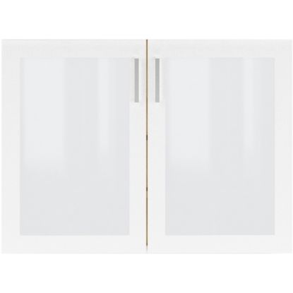 Picture of Safco Resi Glass Door Kit For Resi Open Storage Cabinet, 25-3/4in x 18in, Designer White