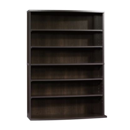 Picture of Sauder Beginnings Multimedia 5-Shelf Storage Tower, 40-3/4inH x 29-1/2inW x 9-3/8inD, Cinnamon Cherry