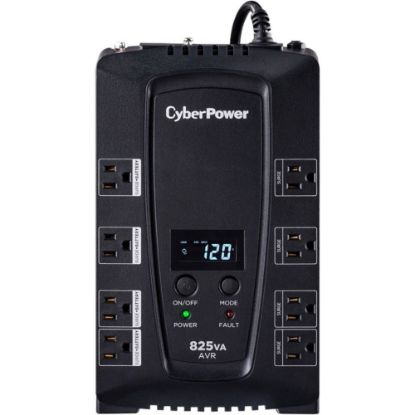 Picture of CyberPower CP825AVRLCD-G 8-Outlet Uninterruptible Power Supply, 825VA/450 Watts