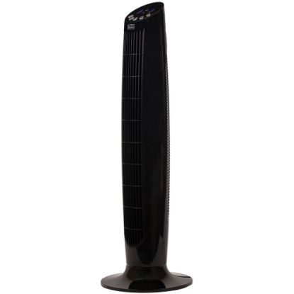 Picture of Black+Decker 36 In. Digital Tower Fan With Remote - 3 Speed - Oscillating, Timer-off Function - 35.9in Height x 11.8in Width x 11.8in Depth