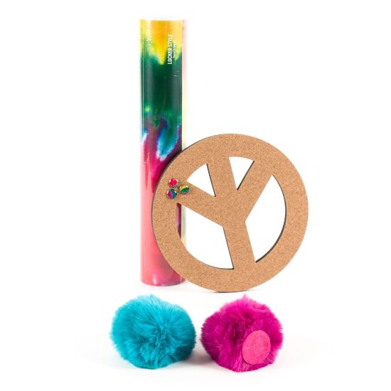 Picture of U Brands 7-Piece Peace Out Locker Accessory Kit, Assorted Colors