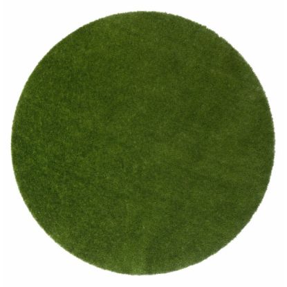 Picture of Joy Carpets Kid Essentials Artificial Grass Round Area Rug, 7-1/2ft x 7-1/2ft, GreenSpace