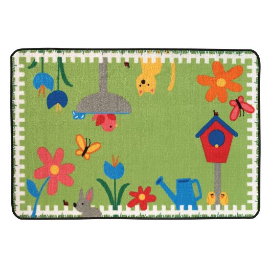 Picture of Carpets for Kids KID$Value Rugs Garden Time Rug, 3ft x 4 1/2ft , Green