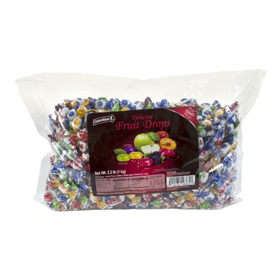 Picture of Colombina Mini Fruit-Filled Hard Candy Assortment, 2.2-Lb Bag