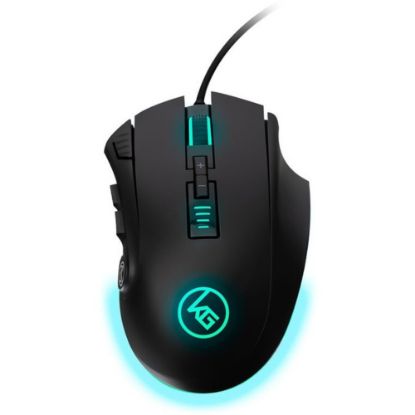 Picture of Kaliber Gaming 12-Button MMO Mouse - Optical - Cable - 1 - USB 2.0 - 16000 dpi - Scroll Wheel - 12 Button(s)