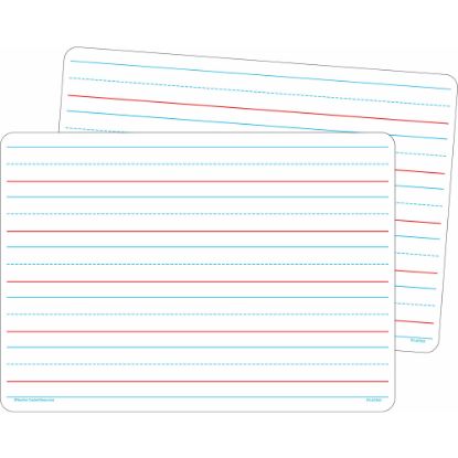 Picture of Teacher Created Resources Non-Magnetic Double-Sided Writing Dry-Erase Boards, 8-1/4in x 11-3/4in, White, Pack Of 10 Boards