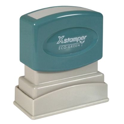 Picture of Xstamper SCANNED Pre-inked Stamp, 62% Recycled, 100000 Impressions, Red