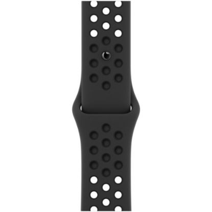 Picture of Apple 41mm Anthracite/Black Nike Sport Band - Pin-and-tuck Attachment - Anthracite/Black - Fluoroelastomer